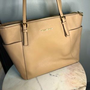 Beige Michael Kors Tote